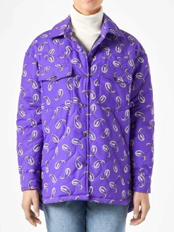 Damenjacke mit Paisley-Print