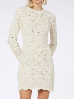 Damen-Minikleid aus Baumwollstrick Imany
