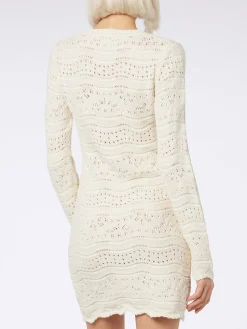 Damen-Minikleid aus Baumwollstrick Imany