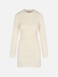 Damen-Minikleid aus Baumwollstrick Imany