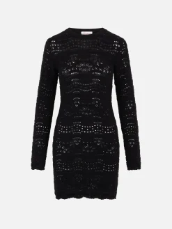 Damen-Minikleid aus Baumwollstrick Imany
