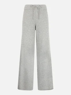 Damen-Mélange-Grau-Strickhose Cambon