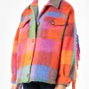 Damen-Overshirt mit Fransen