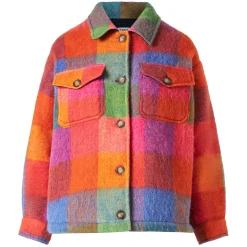 Damen-Overshirt mit Fransen