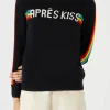 Damenpullover mit „Après Kiss“-Stickerei