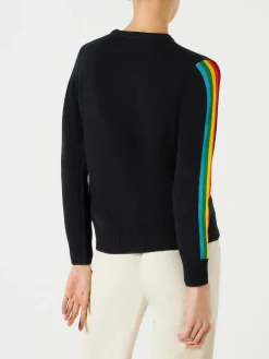 Damenpullover mit „Après Kiss“-Stickerei