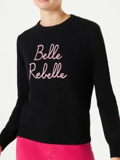 Damenpullover mit Belle Rebelle-Stickerei