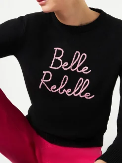 Damenpullover mit Belle Rebelle-Stickerei