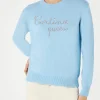 Damenpullover mit Cortina Queen-Stickerei
