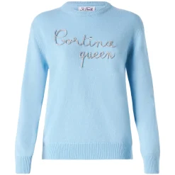 Damenpullover mit Cortina Queen-Stickerei
