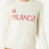 Damenpullover mit La Milanese-Stickerei | Michela Proietti Co-Lab