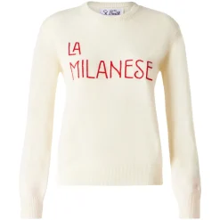 Damenpullover mit La Milanese-Stickerei | Michela Proietti Co-Lab