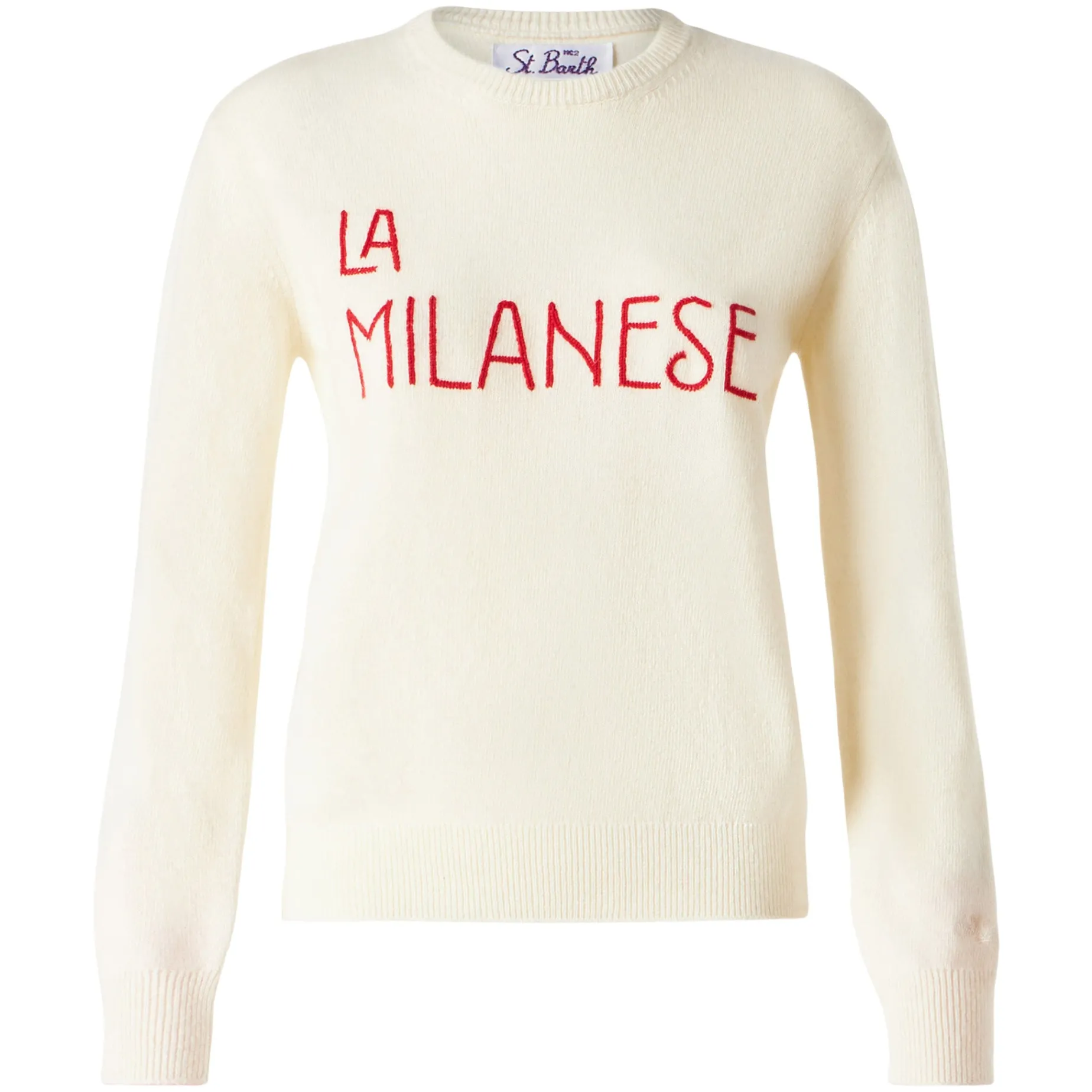 Damenpullover mit La Milanese-Stickerei | Michela Proietti Co-Lab