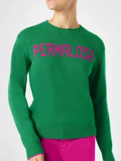 Damenpullover mit Permalosa-Schriftzug
