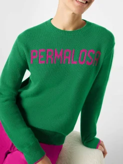 Damenpullover mit Permalosa-Schriftzug