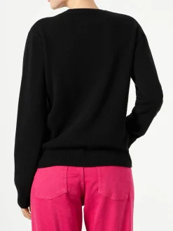 Damenpullover mit Saint Barth Frottee-Logo