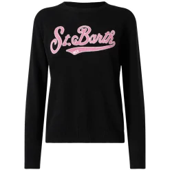 Damenpullover mit Saint Barth Frottee-Logo