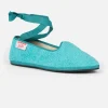 Damen-Slipper aus Frottee in Aquamarinblau | MY CHALOM SPECIAL EDITION