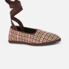 Damen-Slipper mit Pied-de-Poule-Slipper | MY CHALOM SPECIAL EDITION