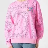 Damen-Sweatshirt mit Bandana-Print
