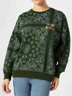 Damen-Sweatshirt mit Bandana-Print