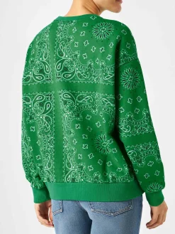 Damen-Sweatshirt mit Bandana-Print