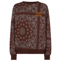 Damen-Sweatshirt mit Bandana-Print