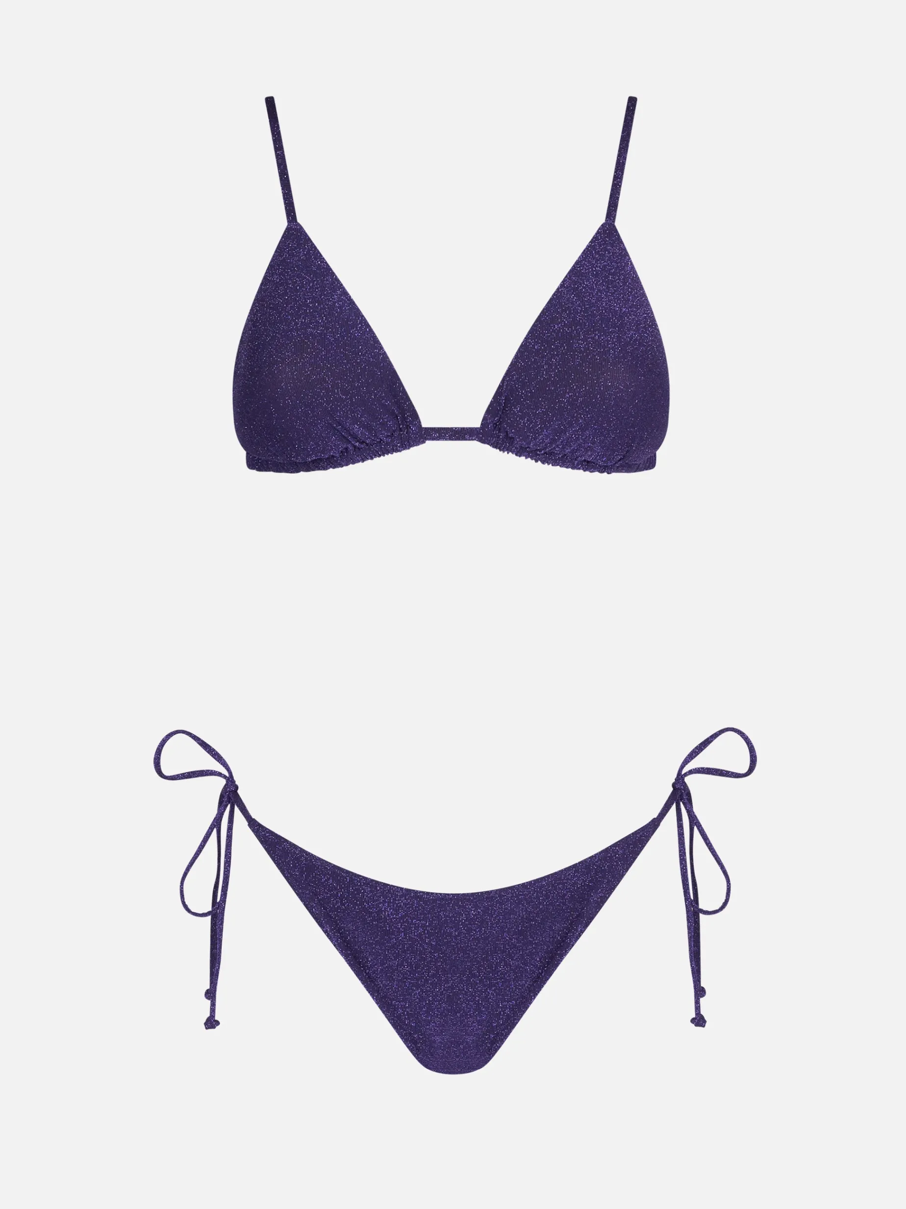 Damen-Triangel-Bikini aus Lurex
