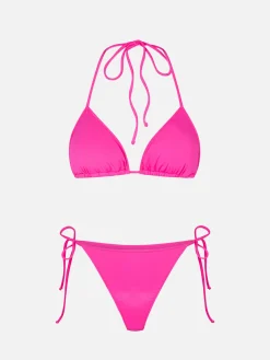Damen-Triangel-Bikini in Fuchsia
