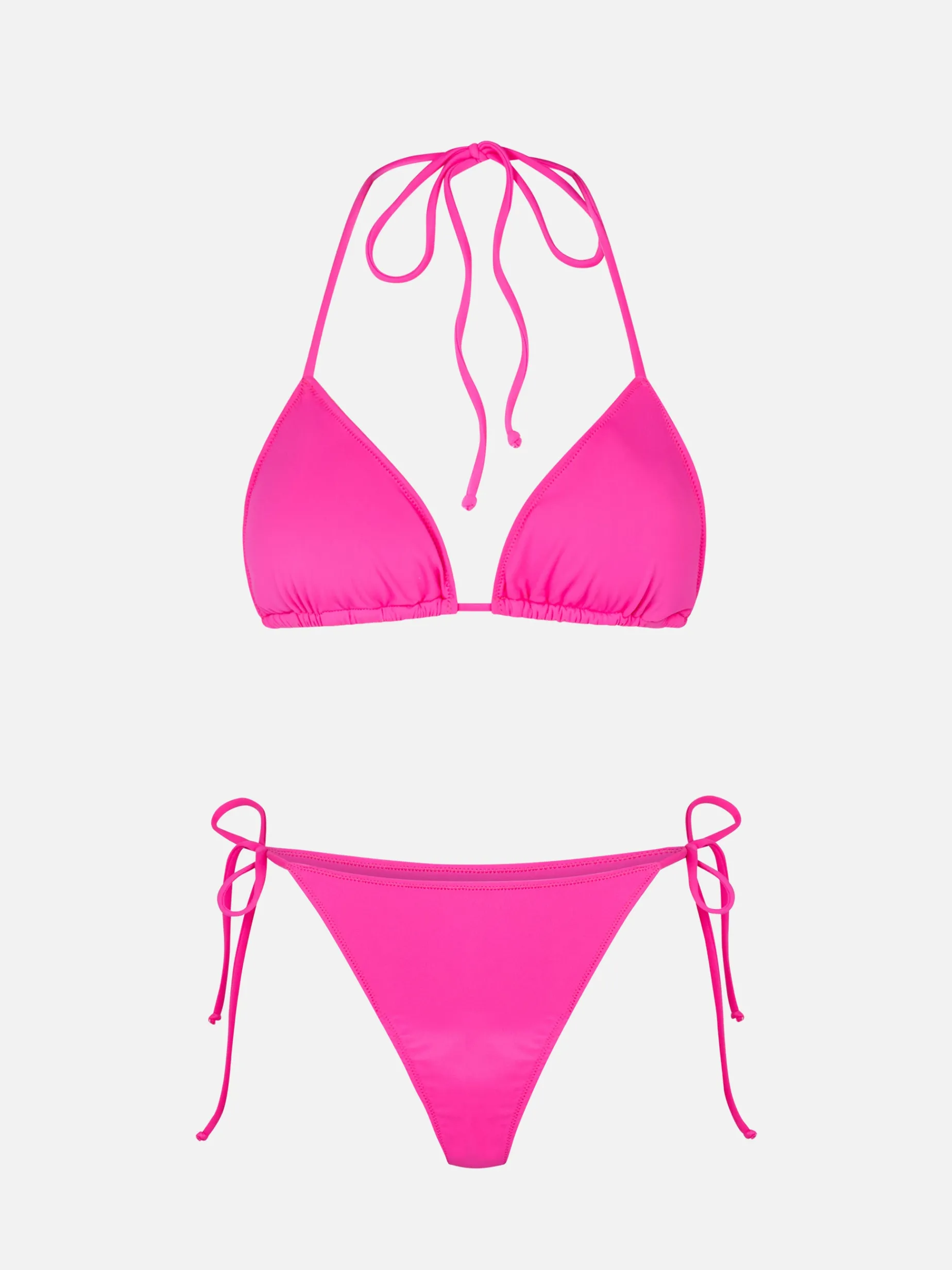 Damen-Triangel-Bikini in Fuchsia
