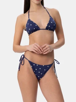 Damen-Triangel-Bikini Leah Marielle mit Polka-Dots-Print