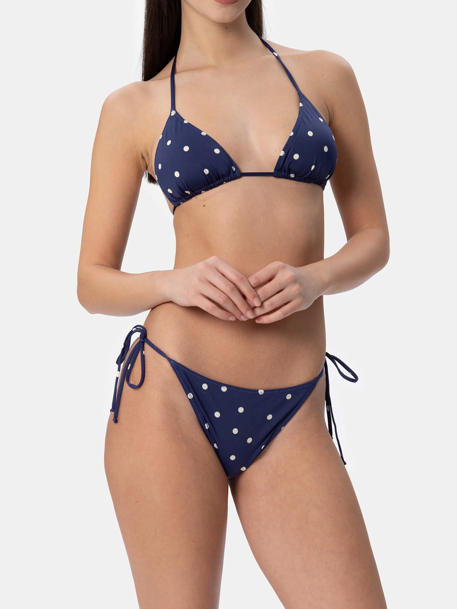 Damen-Triangel-Bikini Leah Marielle mit Polka-Dots-Print