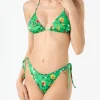 Damen-Triangel-Bikini mit Blumenprint