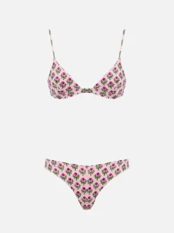 Damen-Triangel-Bikini mit Blumenmotiv Rylie Lido