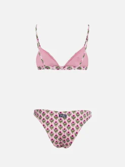 Damen-Triangel-Bikini mit Blumenmotiv Rylie Lido
