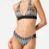 Damen-Triangel-Bikini mit Chevron-Muster