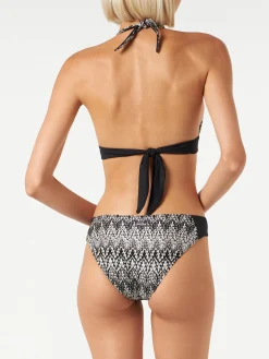 Damen-Triangel-Bikini mit Chevron-Muster