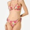 Damen-Triangel-Bikini mit Ikat-Print
