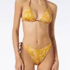 Damen-Triangel-Bikini mit Paisley-Print