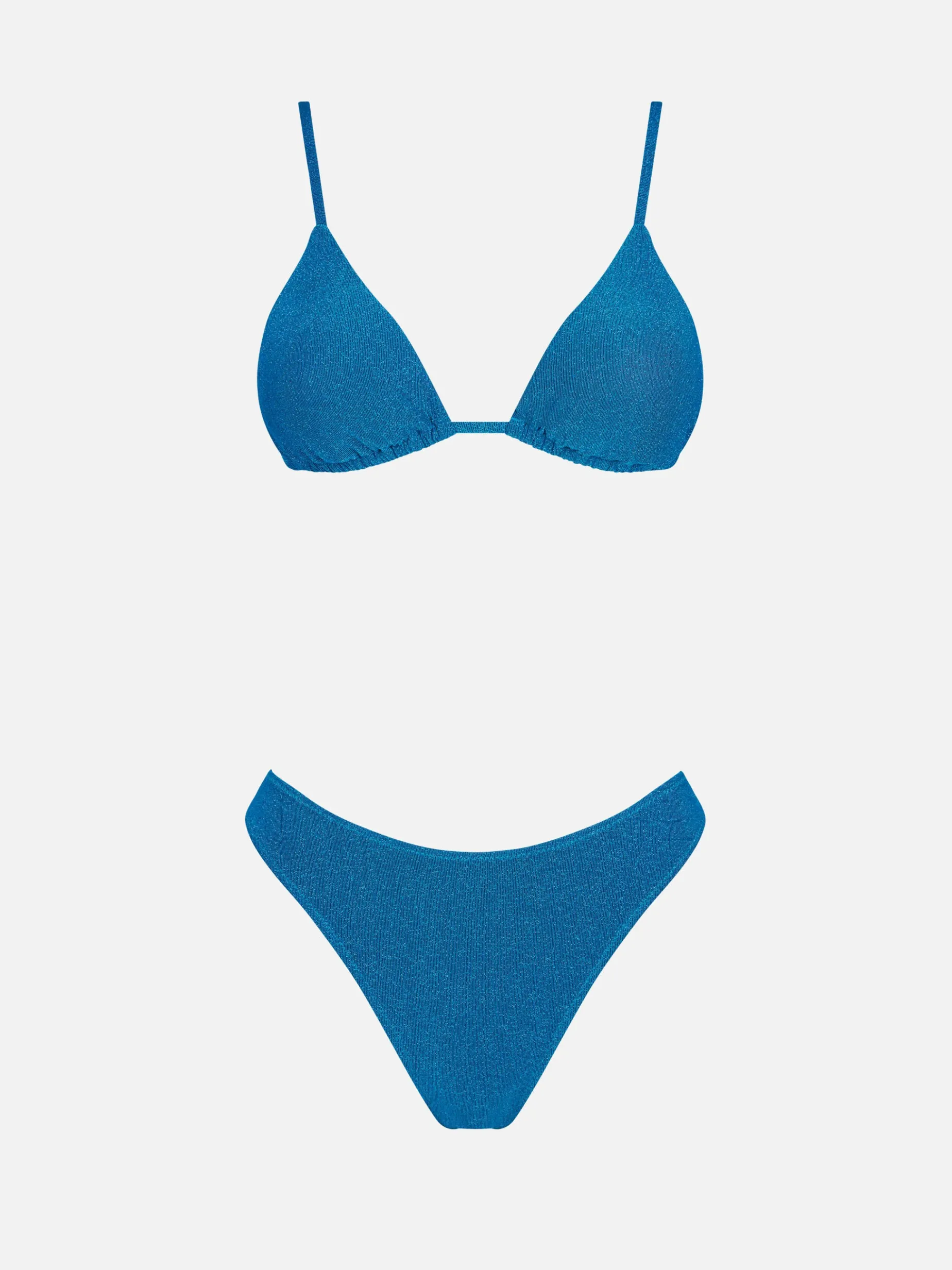 Damen-Triangel-Top aus Lurex