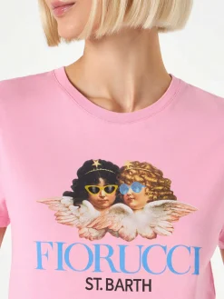 Damen-T-Shirt aus Baumwolle mit Fiorucci-Print | FIORUCCI-SONDERAUSGABE