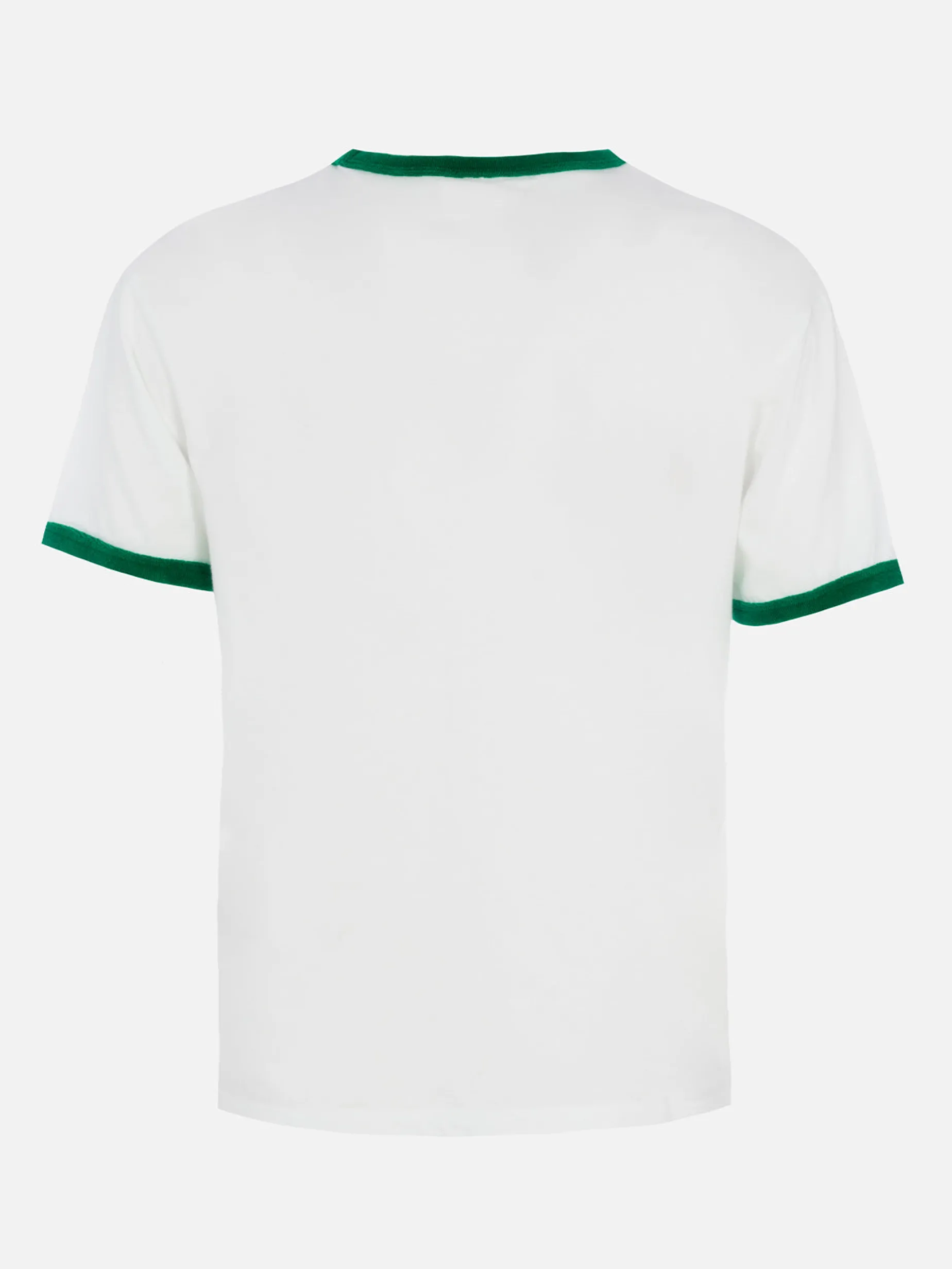 Damen-T-Shirt Emilie aus Baumwolljersey mit Rundhalsausschnitt und Frottee-Details