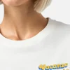 Damen-T-Shirt Emilie aus schwerer Baumwolle mit Vacanze di Natale-Aufdruck | VACANZE DI NATALE SONDERAUSGABE