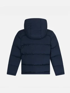 Daunenjacke für Kinder mit Kapuze und Tartan-Futter