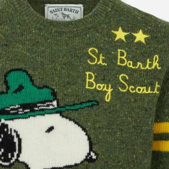 Donegal-Pullover für Jungen mit Rundhalsausschnitt und Snoopy-Jacquard-Print | SNOOPY – PEANUTS™ SONDEREDITION