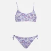 Doubleface-Bralette-Bikini Jaiden für Mädchen mit Betsy-Print | HERGESTELLT AUS LIBERTY-STOFF