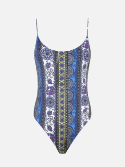 Einteiliger Badeanzug mit Gipsy-Print