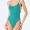 Einteiliger Damen-Badeanzug aus Lurex Cecille