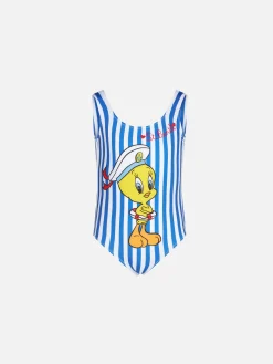 Einteiliger Mädchen-Badeanzug mit Tweety-Print | WARNER BROS SONDERAUSGABE