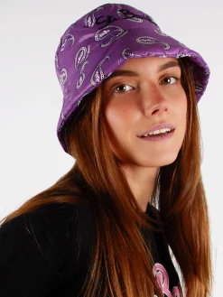 Fischerhut für Damen mit Paisley-Print
